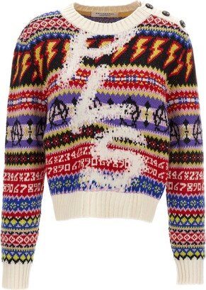 Crewneck Knitted Jumper-CZ