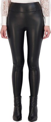 Ookie & Lala Butter Vegan Leather Ponte Pants