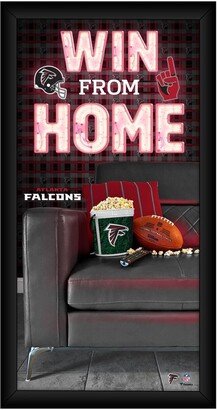 Atlanta Falcons Framed 10 x 20 Win From Home Collage