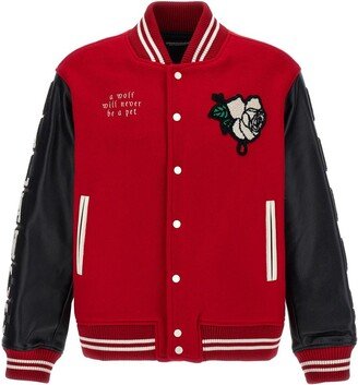 x K. TOLNOE 'Varsity' bomber jacket-AA