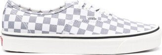 Authentic checkerboard-print sneakers