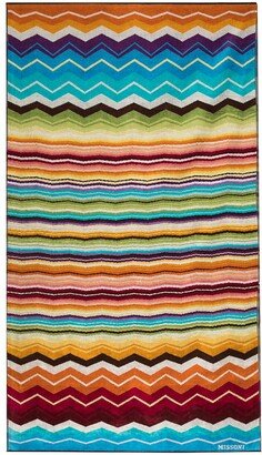 Hugo zigzag beach towel