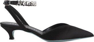 Fratelli Russo Pointed-Toe Embellished Flat Shoes