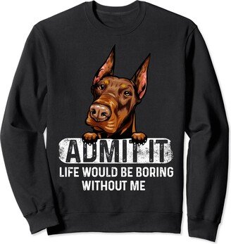 Dog Dad Funny Gifts Admit It Life Would Be Boring Without Me