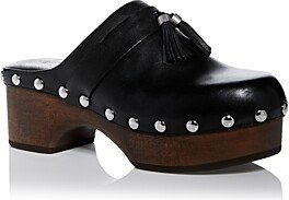 Women's Johannes Tassel & Stud Platform Clogs