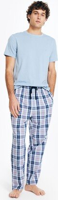 Plaid Pajama Pant Set-AA