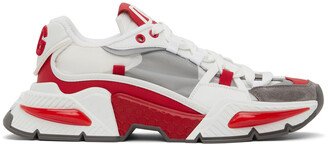 Red & White Airmaster Low-Top Sneakers