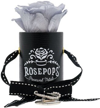 Rosepops Pop-Up Single Moonbeam Real Rose with Complementary to The Moon and Back Charm