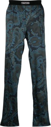 All-Over Floral-Print Pyjama Trousers