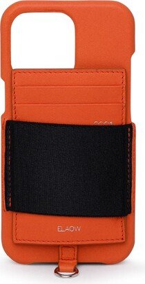 ELAOW Orange Plastic I-Phone Case 13