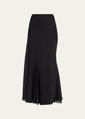 Cate Silk Maxi Skirt