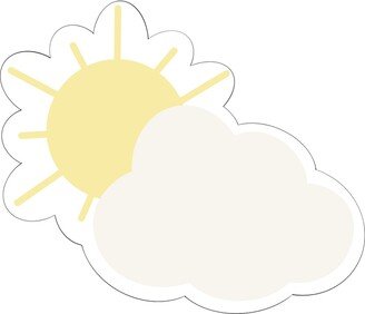 Cloud With Sun Cookie Cutter