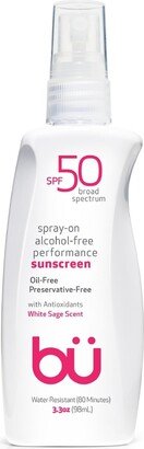 Spf 50 Sunscreen with Natural Essence of White Sage 3.3oz