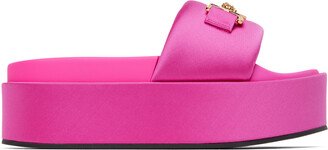 Pink Medusa Biggie Platform Sandals