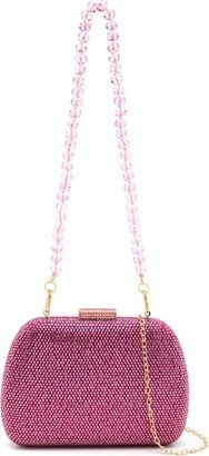 Ang crystal-embellished clutch bag-AA