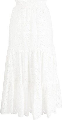 Margot tiered midi skirt