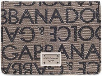 Logo Jacquard Card Holder-AA