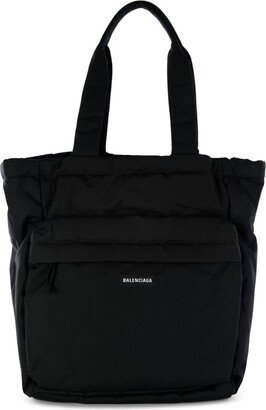 Logo Patch Top Handle Bag-AC