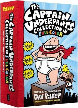 Barnes & Noble Captain Underpants Color Collection by Dav Pilkey