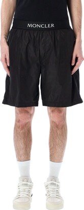 Logo Patch Swim Shorts-AA