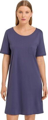 Cotton Deluxe S/S Big Shirt (Nightshade) Women's Pajama