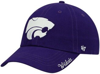 Women's Purple Kansas State Wildcats Miata Clean Up Logo Adjustable Hat