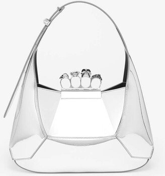 Women's The Jewelled Hobo Bag In Silver