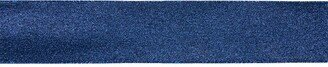 Northlight Sparkly Blue Solid Christmas Wired Craft Ribbon 2.5