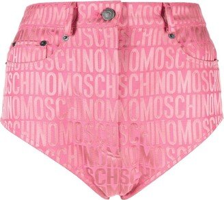 Monogram-Print Hot Pants