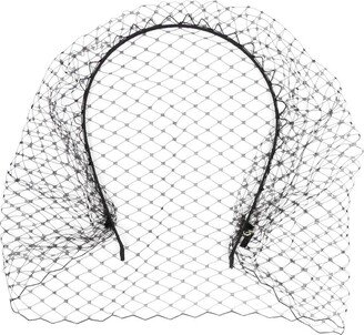 Voilette veil-detail headband