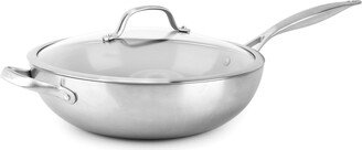 Venice Pro Stainless Steel 12 Ceramic Nonstick Covered Wok