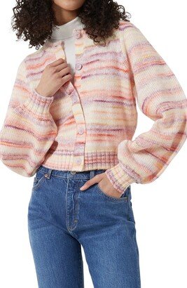 Maly Space Dye Balloon Sleeve Cardigan