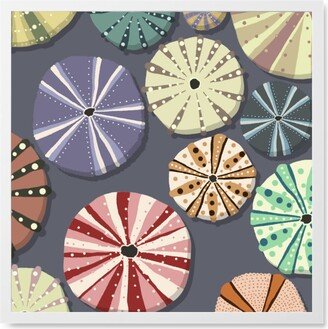 Photo Tiles: Sea Urchins - Multi Photo Tile, White, Framed, 8X8, Multicolor