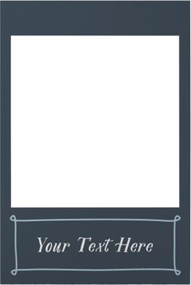 Selfie Frames: Doodle Border Selfie Frame, Black