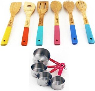 Bake/Tool Set 10PC (6PC Utensil Set & 4PC Meas Cup Set)