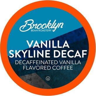 Brooklyn Bean Roastery Brooklyn Beans DECAF Coffee Pods,Compatible with KEURIG Kcups, Vanilla Skyline Decaf,40 Count