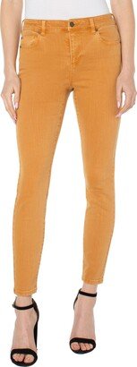 Womens Piper Hugger Ankle Skinny in Amber Dawn 0 Inseam 28