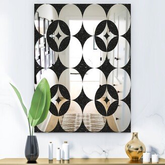Designart 'Copper Spruce 2' Modern Mirror - Contemporary Large Printed Wall Mirror