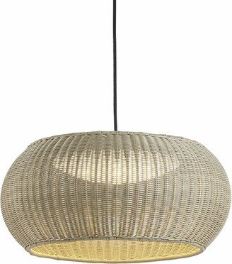 Perris LED Outdoor Drum Pendant Light