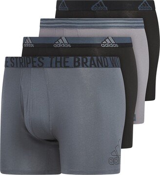 Athletic Comfort Fit Boxer Briefs - Pack of 4