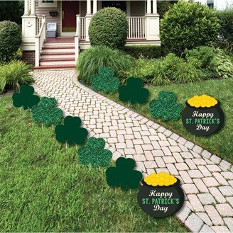 Big Dot Of Happiness St. Patrick's Day - Lawn Decor Outdoor Saint Patty's Day Party Yard Decor 10 Pc