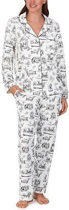 Bedhead PJs Organic Cotton Long Sleeve Classic PJ Set (Alice in Wonderland) Women's Pajama Sets