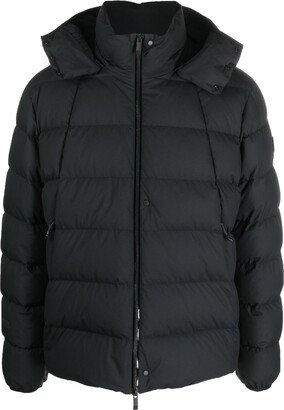 Funnel-Neck Padded Down Jacket