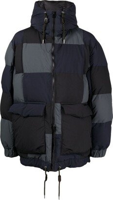 Panelled Hooded Puffer Jacket