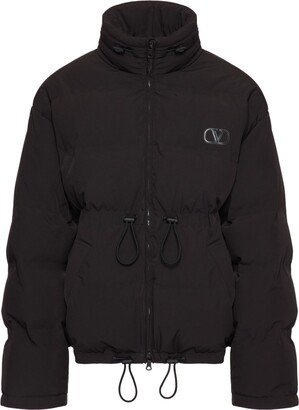 VLogo Signature patch padded jacket