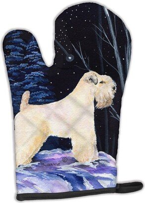 Starry Night Wheaten Terrier Soft Coated Oven Mitt