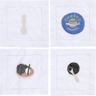 Chefanie Caviar Cocktail Napkins-AA