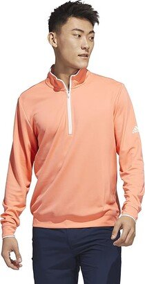 Lightweight UPF 1/4 Zip Pullover (Coral Fusion) Men's Clothing