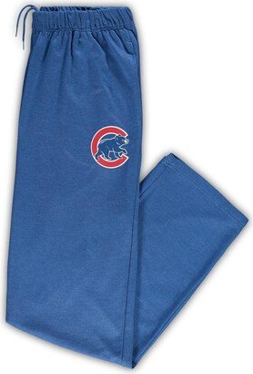 Men's Heathered Royal Chicago Cubs Big and Tall Pajama Pants