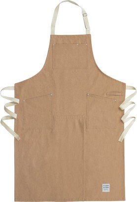 Risdon & Risdon Potter's Split Leg Canvas Apron - With Pockets - Trade Brown